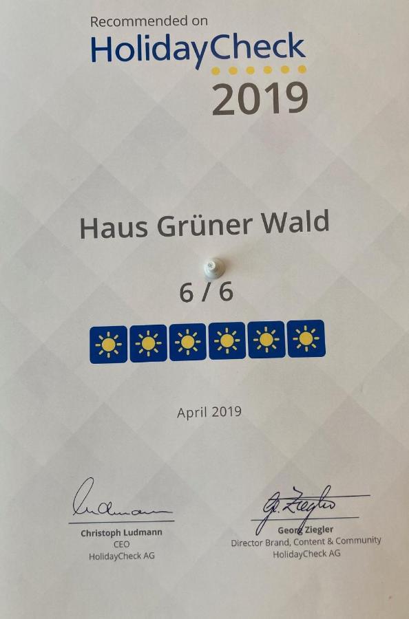 Haus Gruener Wald Lägenhet Bartholomäberg Exteriör bild