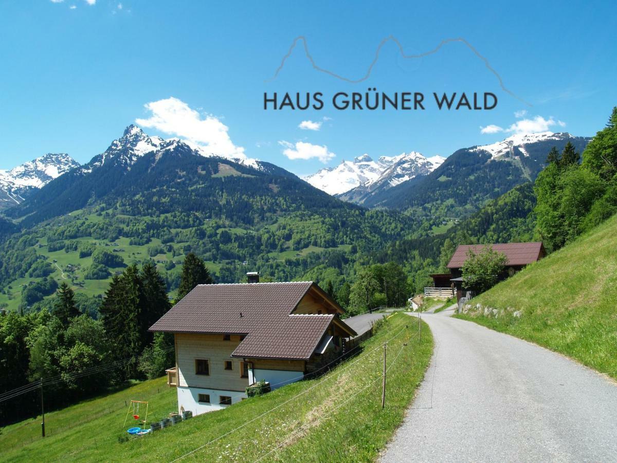 Haus Gruener Wald Lägenhet Bartholomäberg Exteriör bild